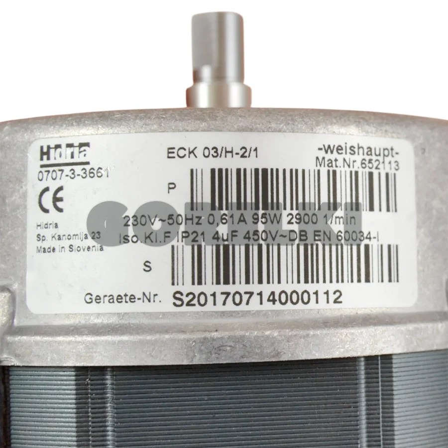 Электродвигатель Weishaupt ECK 03/H-2/1 We652113
