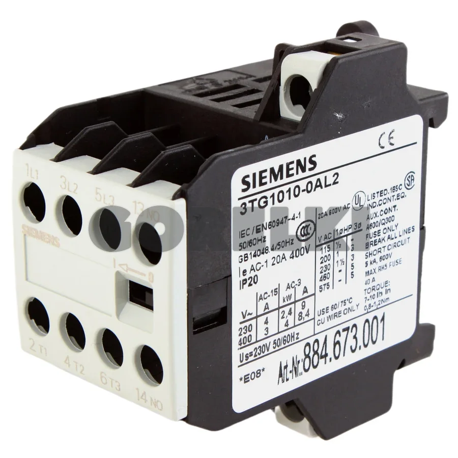 Электромагнитное реле ACV Siemens 3TG 1010-0AL2 54452082 для газового котла