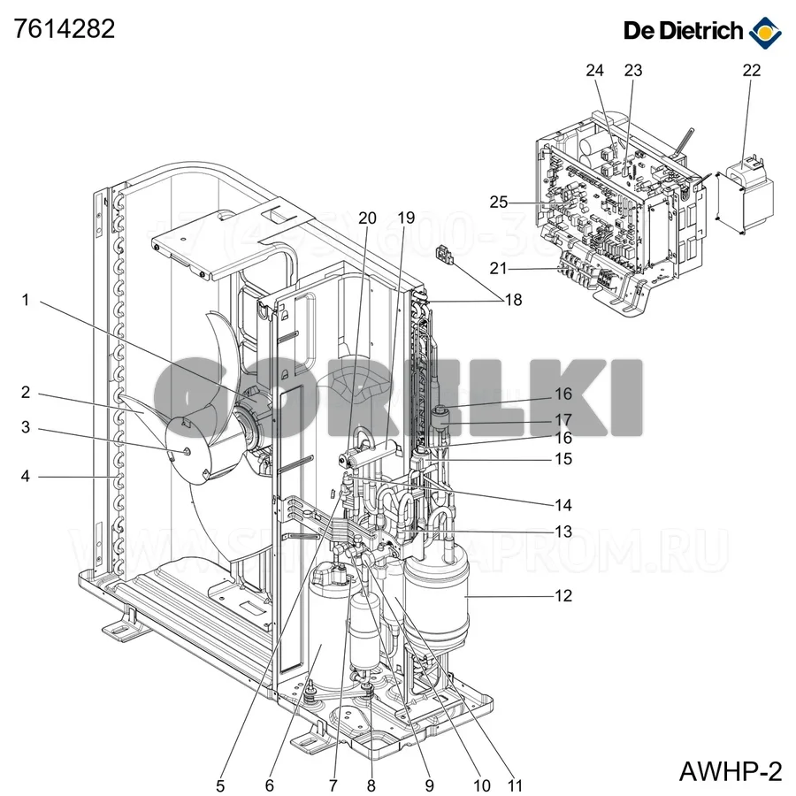 Фильтр помехоподавляющий De Dietrich 7614282 для газового котла