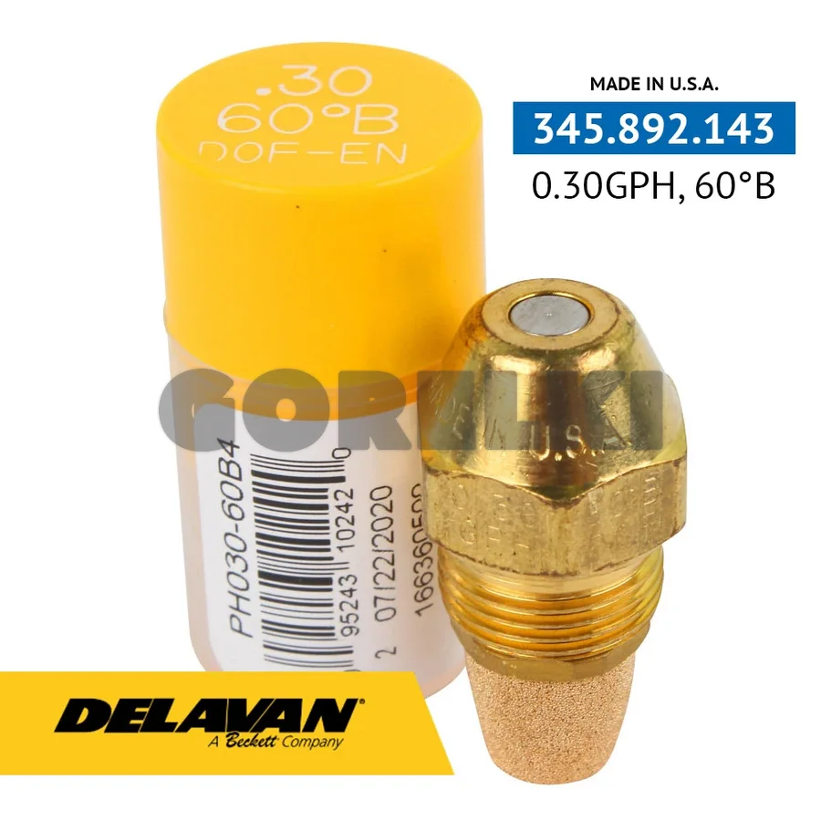Форсунка Delavan 0.30GPH, 60B DELOFLO