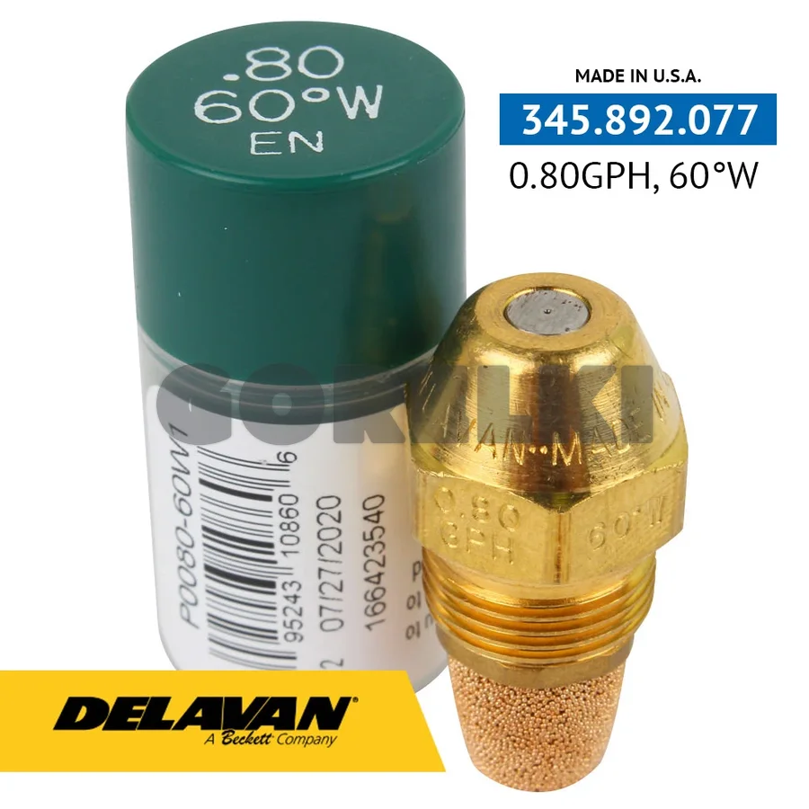 Форсунка Delavan 0.80GPH, 60W