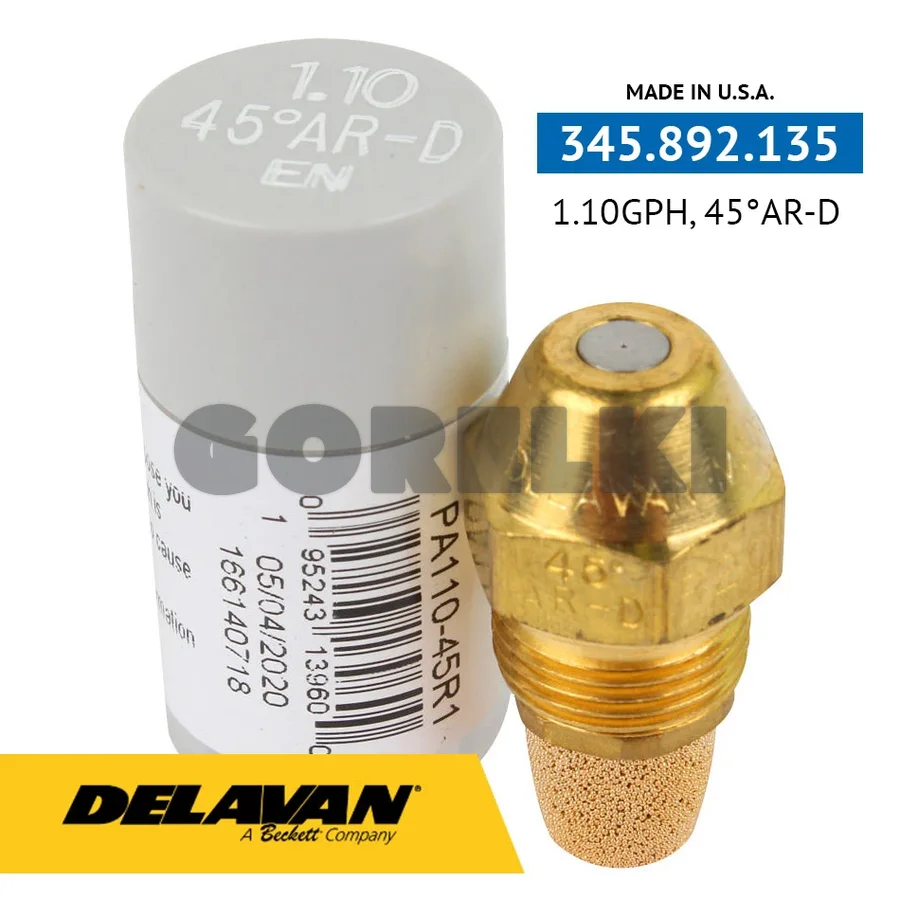 Форсунка Delavan 1.10 GPH, 45AR