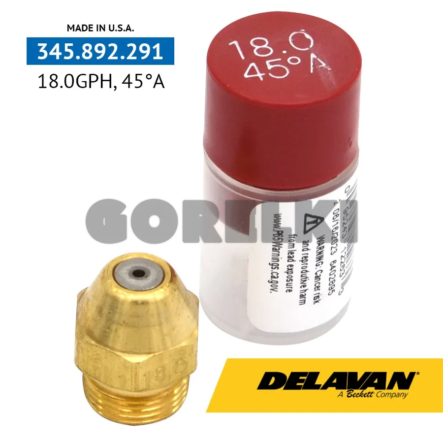 Форсунка Delavan 18.00GPH, 45A