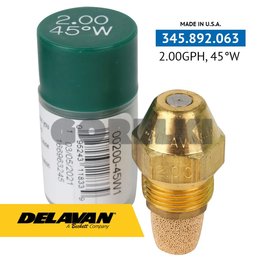 Форсунка Delavan 2.00GPH, 45W
