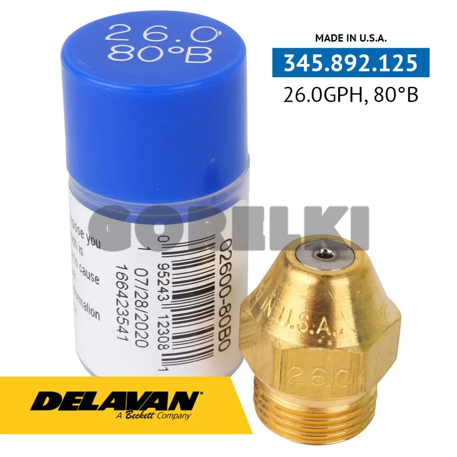 Форсунка Delavan 26.00GPH, 80B