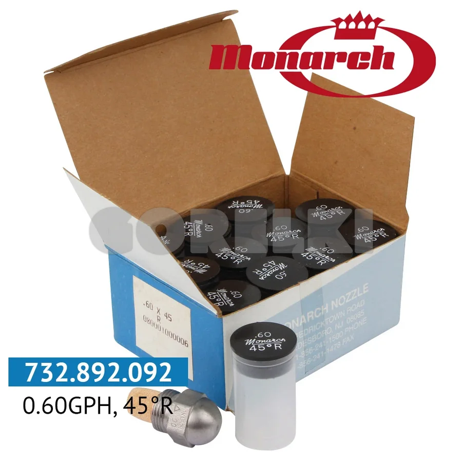 Форсунка Monarch 0.60GPH, 45R