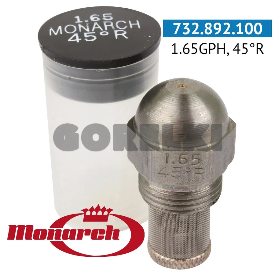 Форсунка Monarch 1.65GPH, 45R