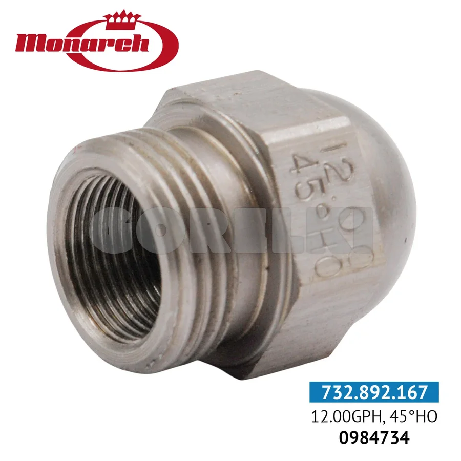 Форсунка Monarch 12.00GPH, 45HO