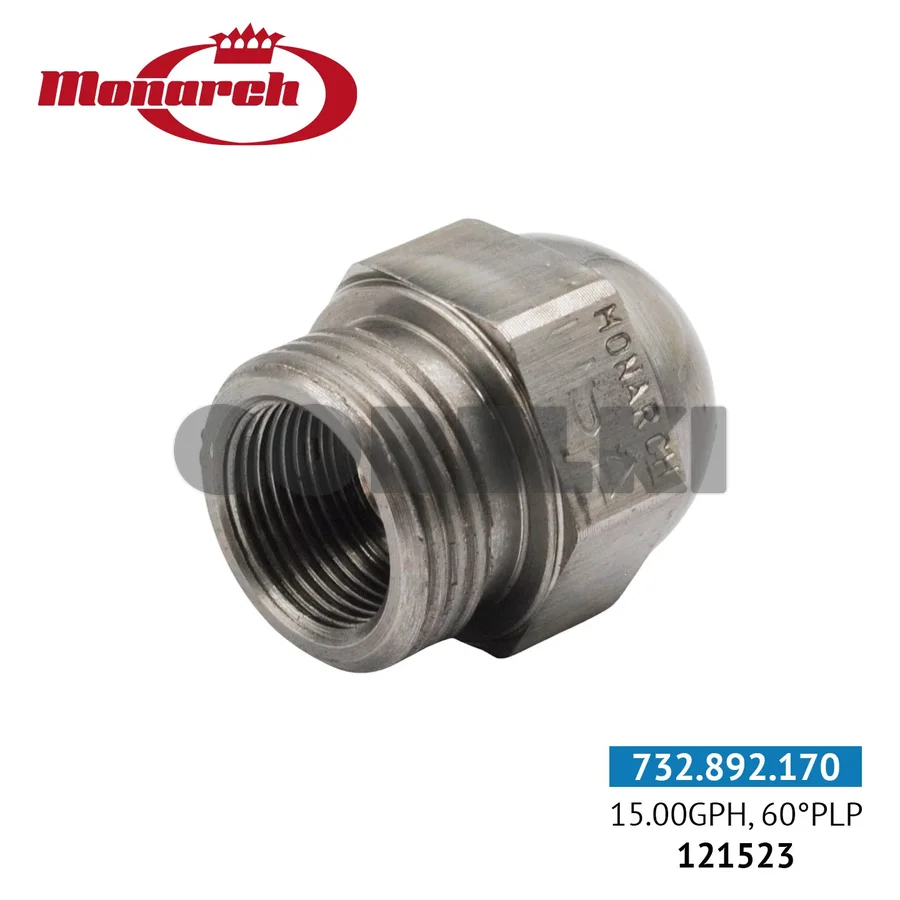 Форсунка Monarch 15.00GPH, 60PLP