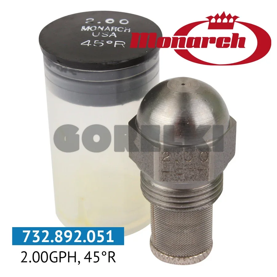 Форсунка Monarch 2.00GPH, 45R