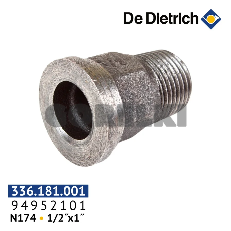 Гайка De Dietrich N174 1/2"х1" 94952101 для газового котла