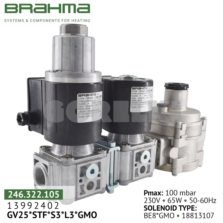 Газовый клапан Brahma GVC25*S3Z*SR3*SRD 13992402