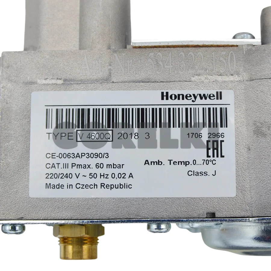 Газовый клапан Honeywell V4600Q2018