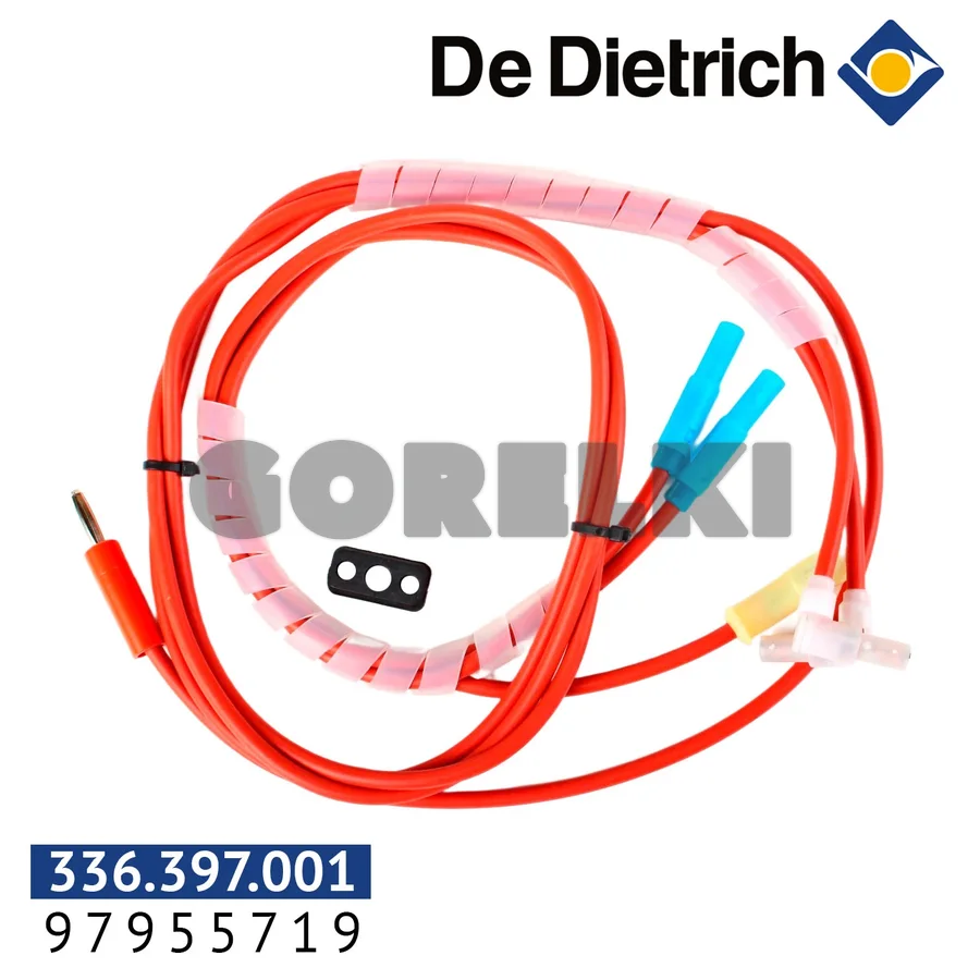 Кабель датчика ионизации и кабели зажигания De Dietrich 97955719 для газового котла