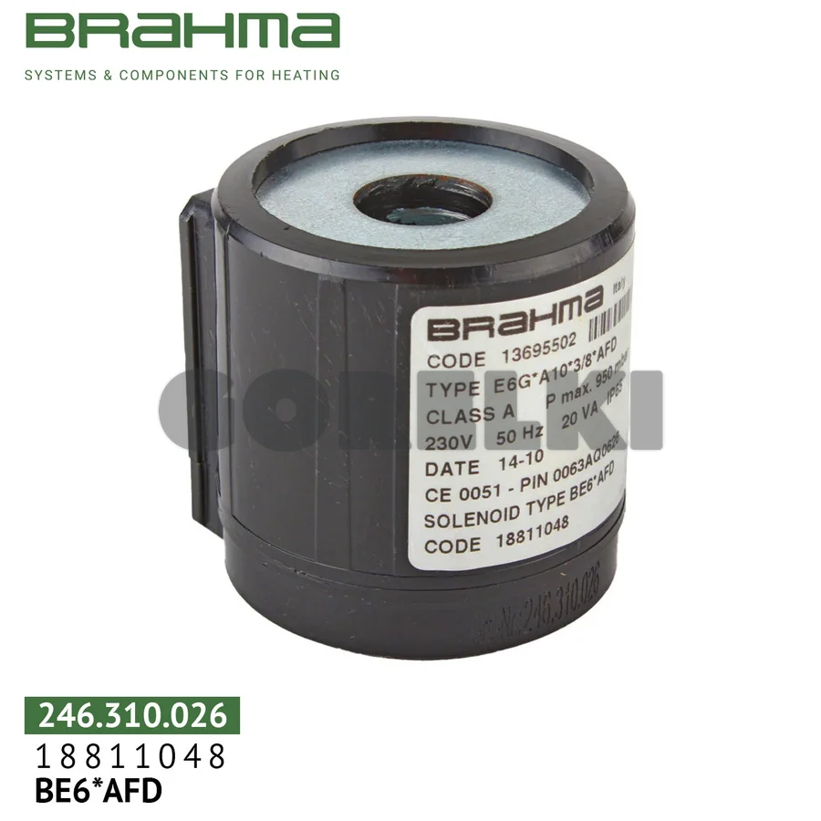 Катушка Brahma BE6*AFD для клапана 18811048