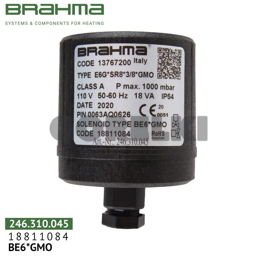 Катушка Brahma BE6*GMO 18811084