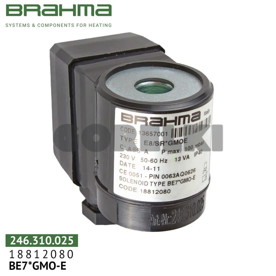 Катушка Brahma BE7*GMO-E для клапана 18812080