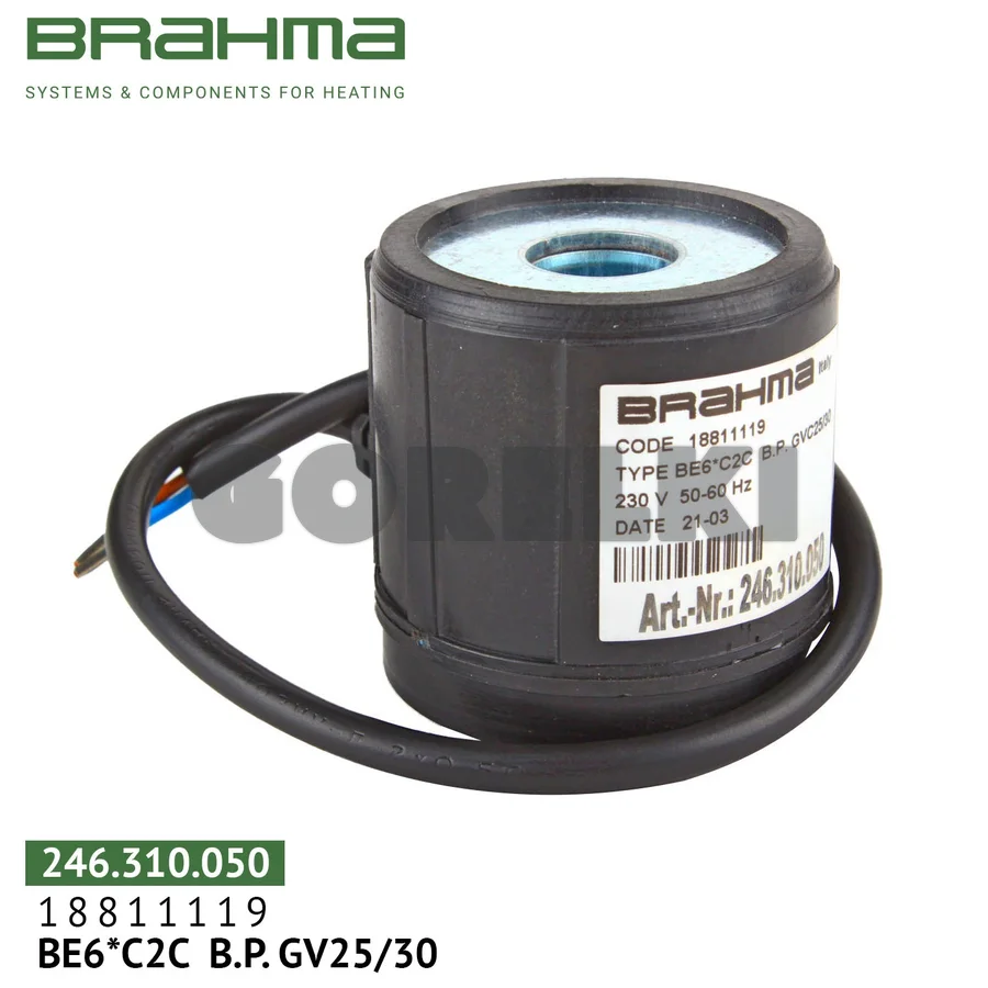 Катушка клапана Brahma BE6*C2C 18811119