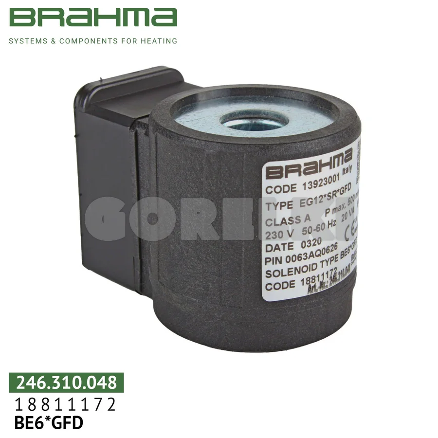 Катушка клапана Brahma BE6*GFD 18811172