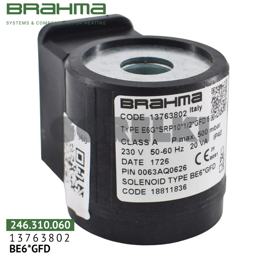Катушка клапана Brahma BE6*GMO 18811836