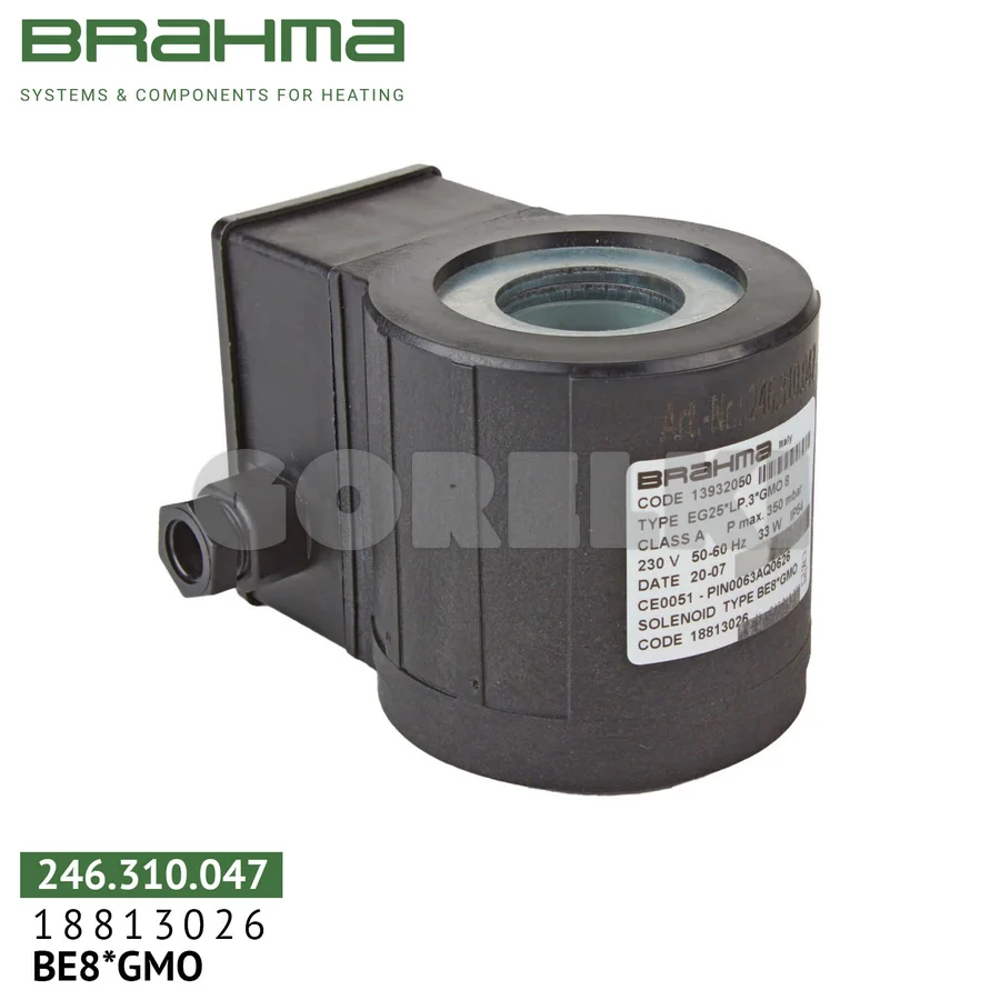 Катушка клапана Brahma BE8*GMO 18813026