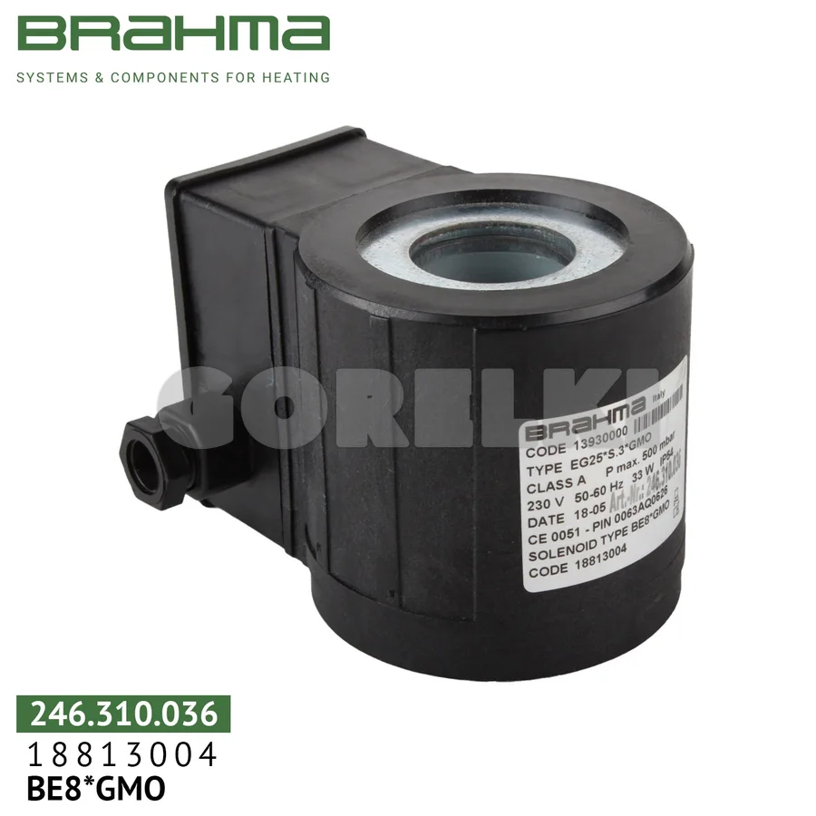 Катушка клапана Brahma BE8*GMO 18813004