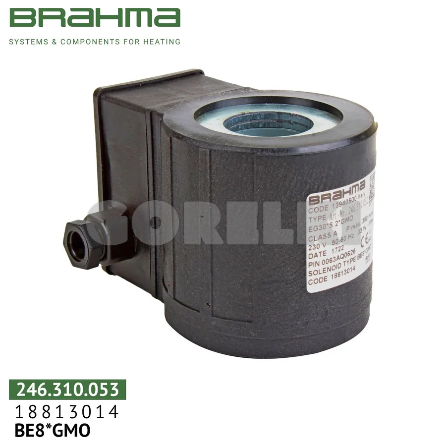 Катушка клапана Brahma BE8*GMO 18813014