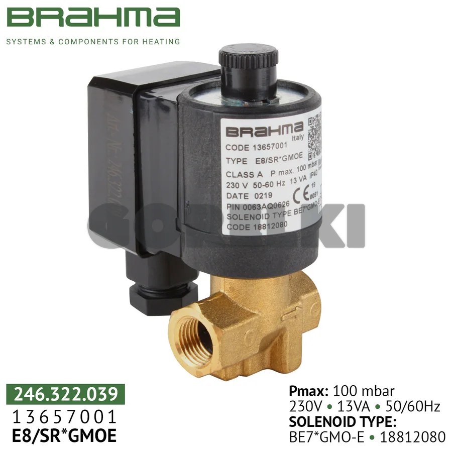 Клапан Brahma E8/SR*GMOE 13657001