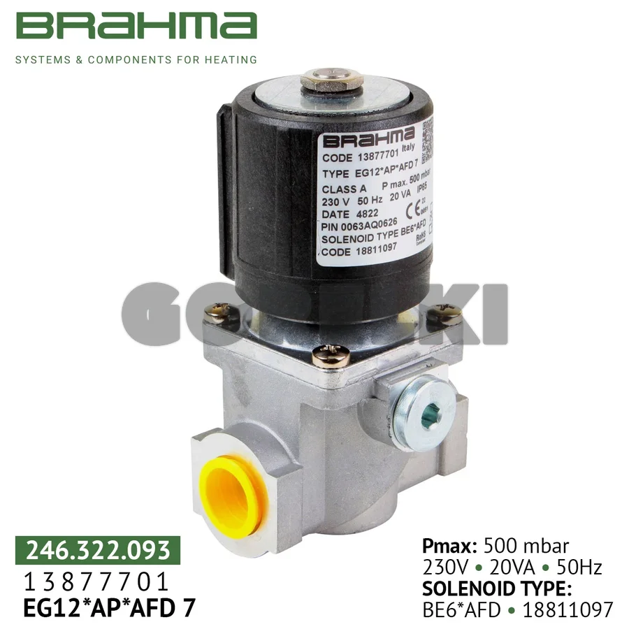Клапан Brahma EG12*AP*AFD 7 13877701