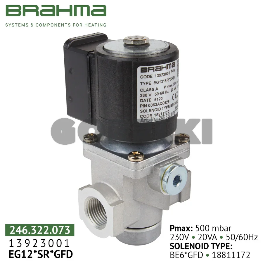 Клапан Brahma EG12*SR*GFD 13923001