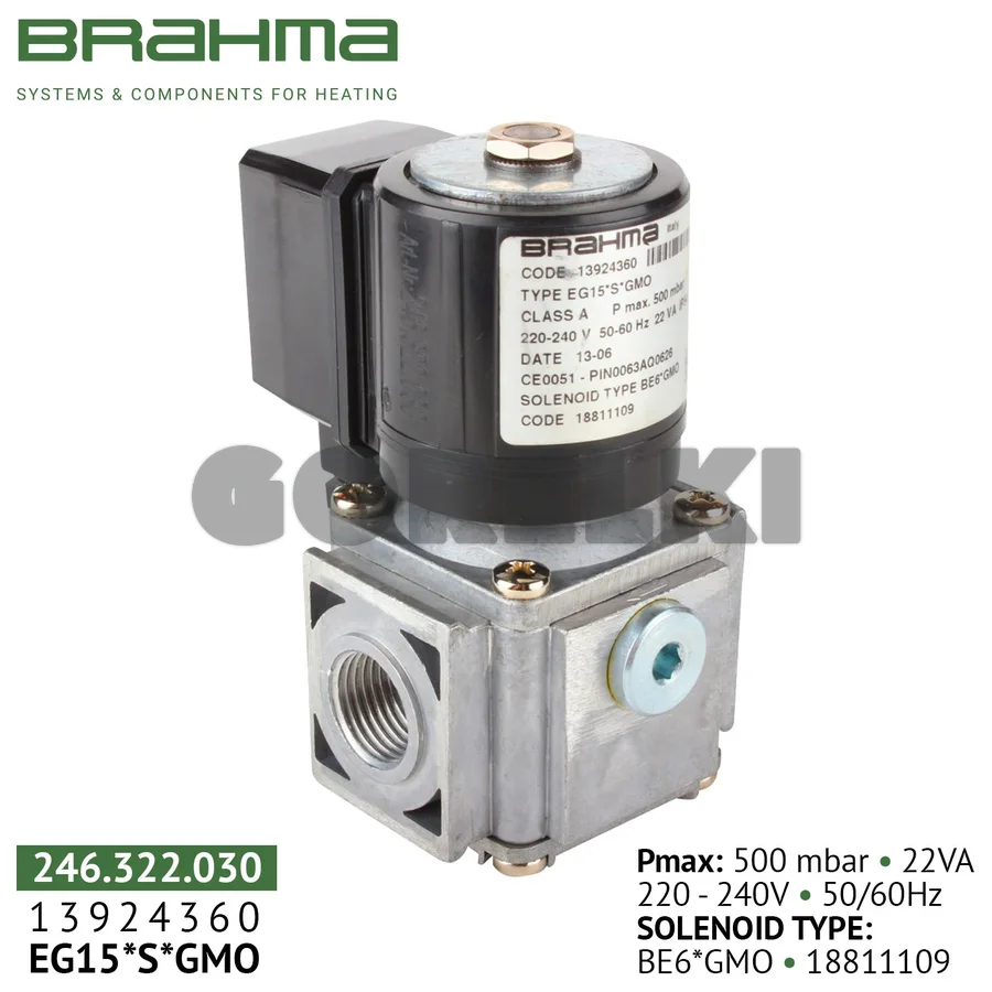 Клапан Brahma EG15*S*GMO 13924360