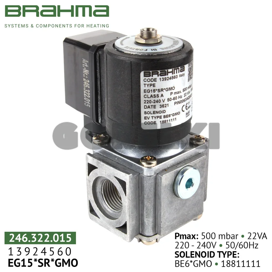 Клапан Brahma EG15*SR*GMO 13924560
