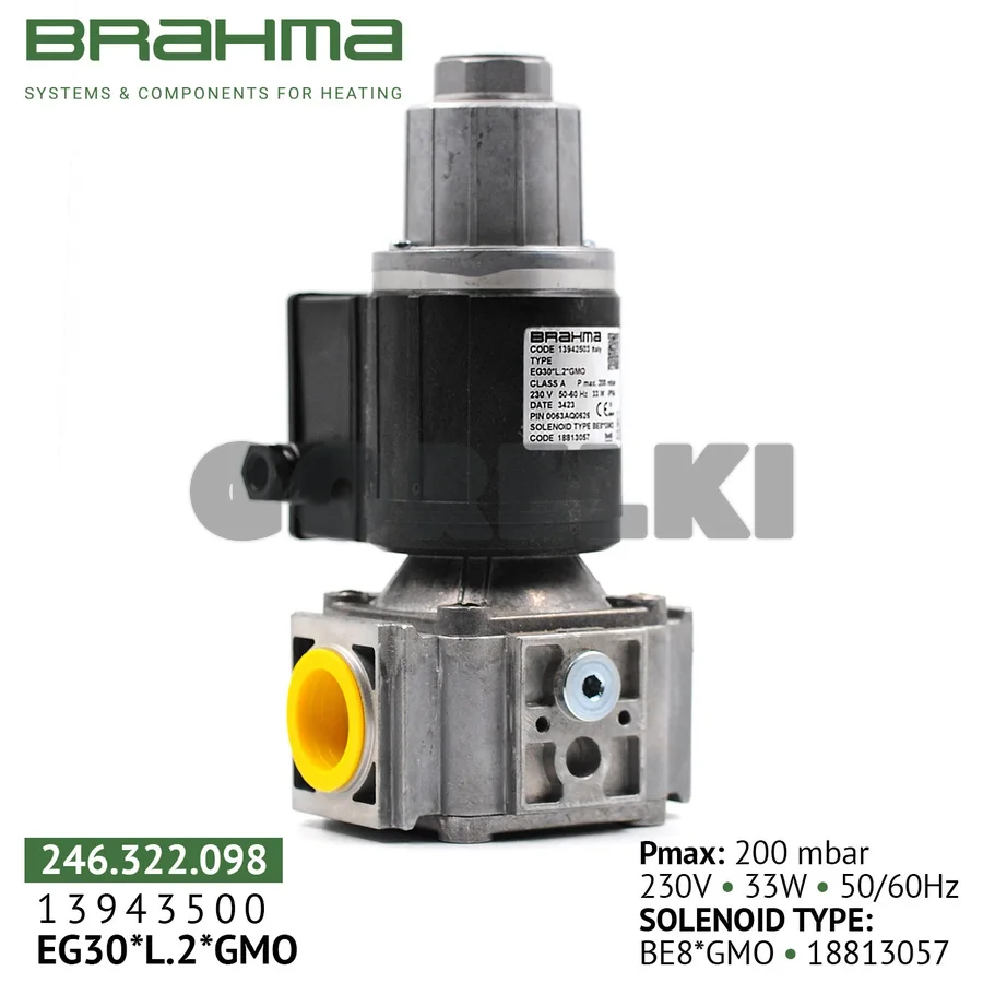 Клапан Brahma EG30*L2*GMO 13942503
