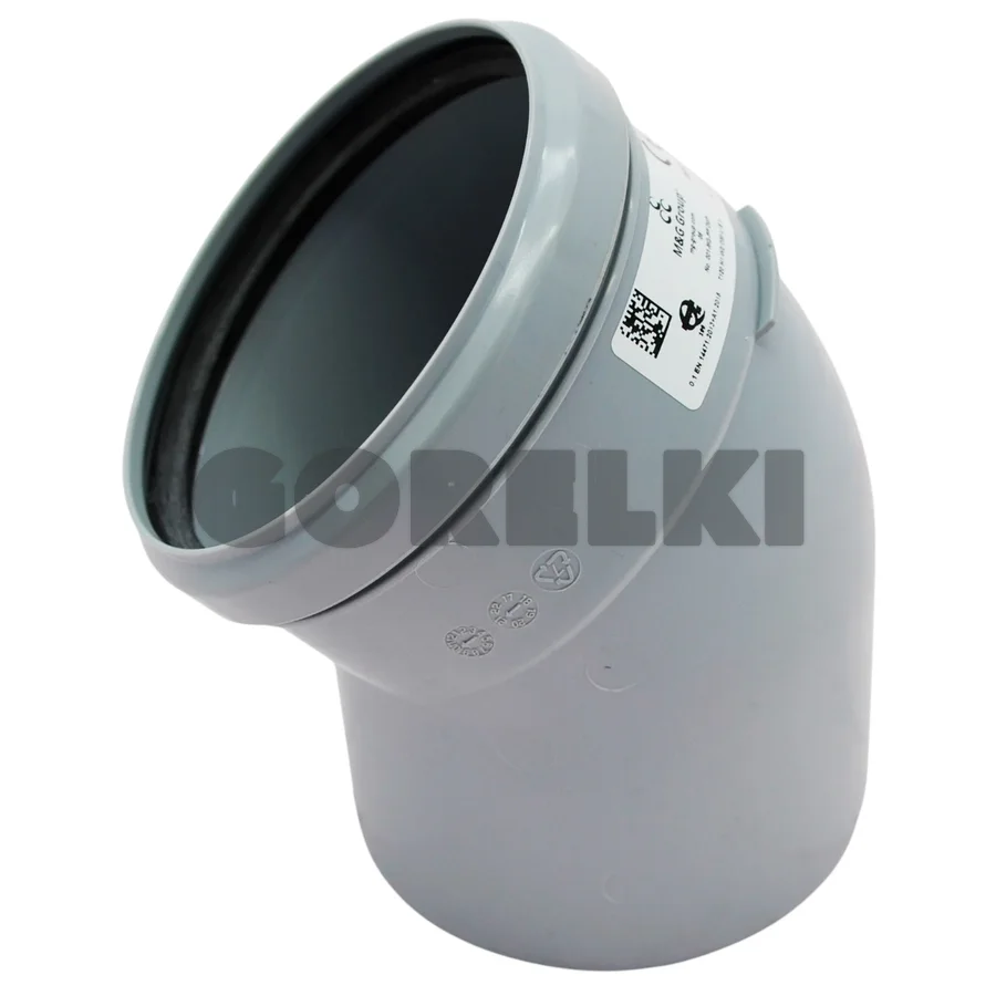 Колено дымохода Muelink & Grol PP 100/45 40.045.21.44 для газового котла