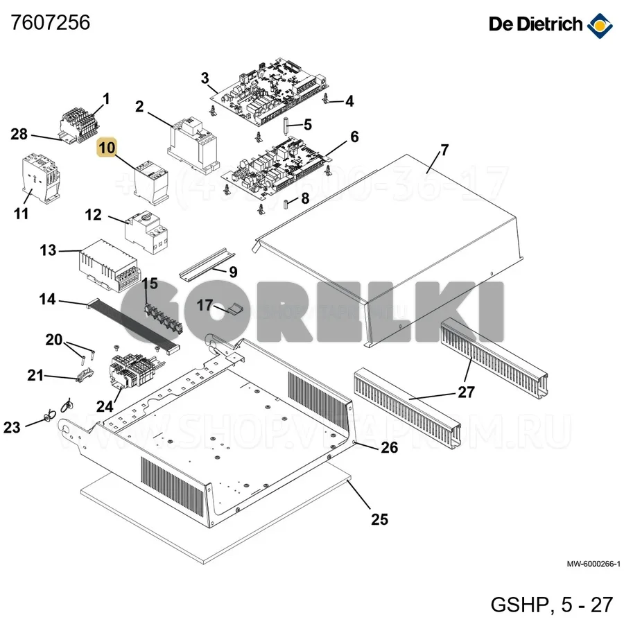Контактор dilm9-10 De Dietrich 7607256 для газового котла