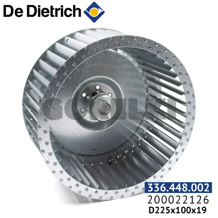 Крыльчатка De Dietrich 224х102 200022126 для газового котла