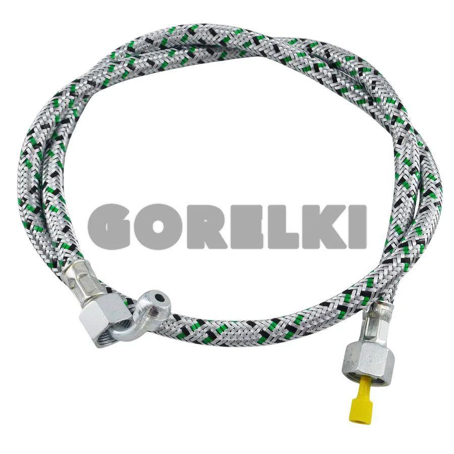 Масляный шланг Intercal 2x3/8", 1000 мм, угол 90°, NI 6.3, черно-зеленый, артикул
