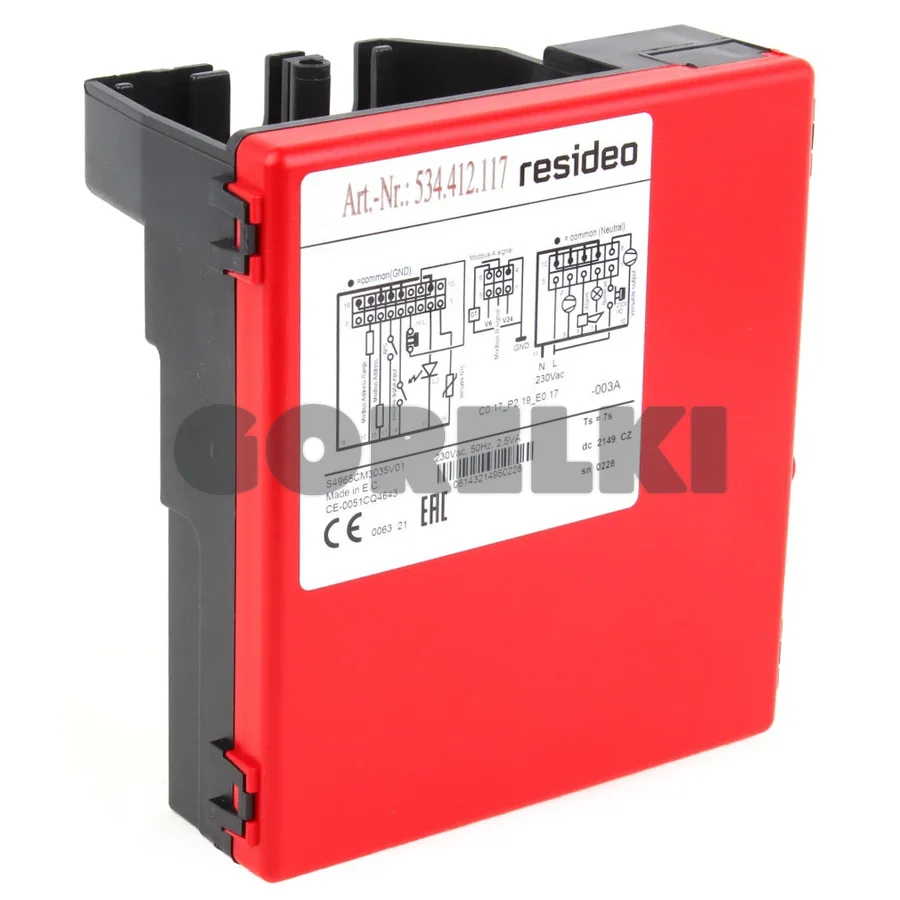 Менеджер горения Honeywell S4965CM3035V01U для газового котла