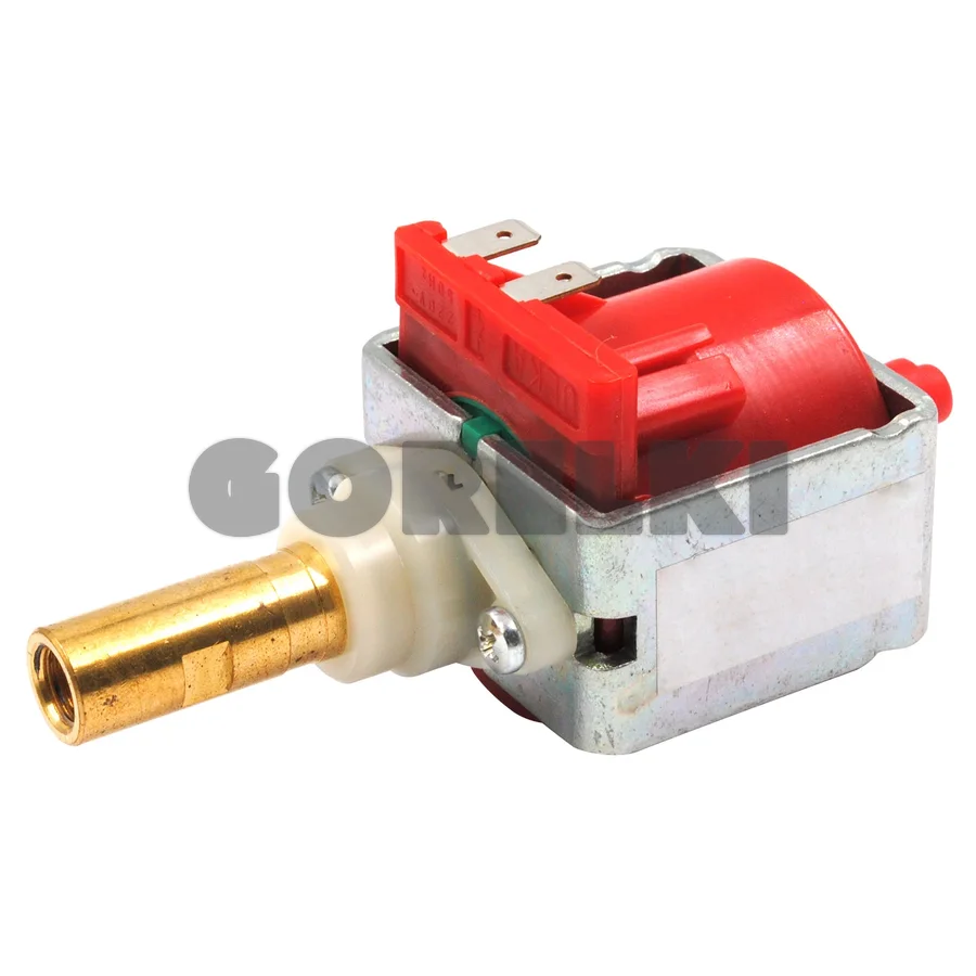 Помпа Ulka EX5 48W вибрационная для кофемашины, 15 бар, латунный выход, Q072B