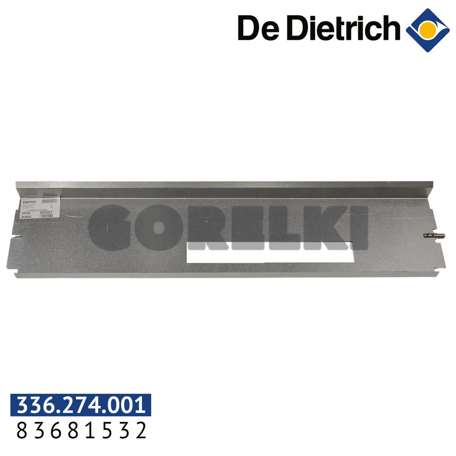 Отсечная заслонка De Dietrich 12 секционные котлы 83681532 для газового котла