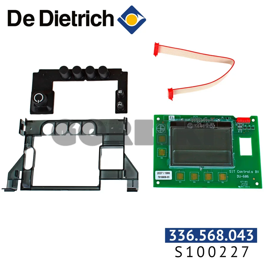 Плата дисплея De Dietrich S100227 для газового котла