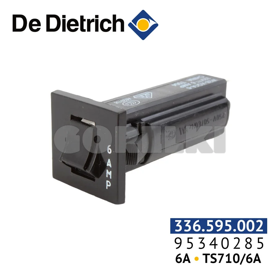 Предохранитель De Dietrich 6A 95340285 для газового котла