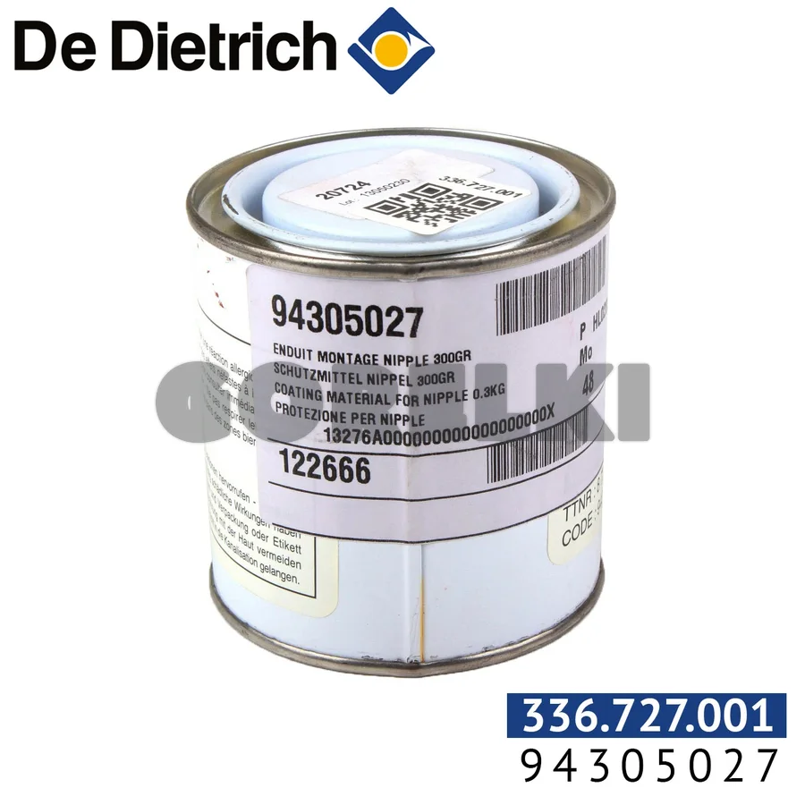 Смазка для ниппеля De Dietrich 300 г 94305027 для газового котла