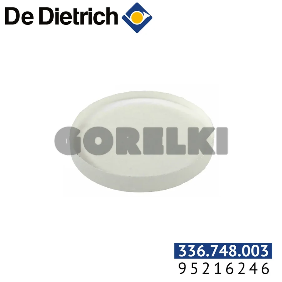 Смотровое стекло De Dietrich дверцы топки 95216246 для газового котла