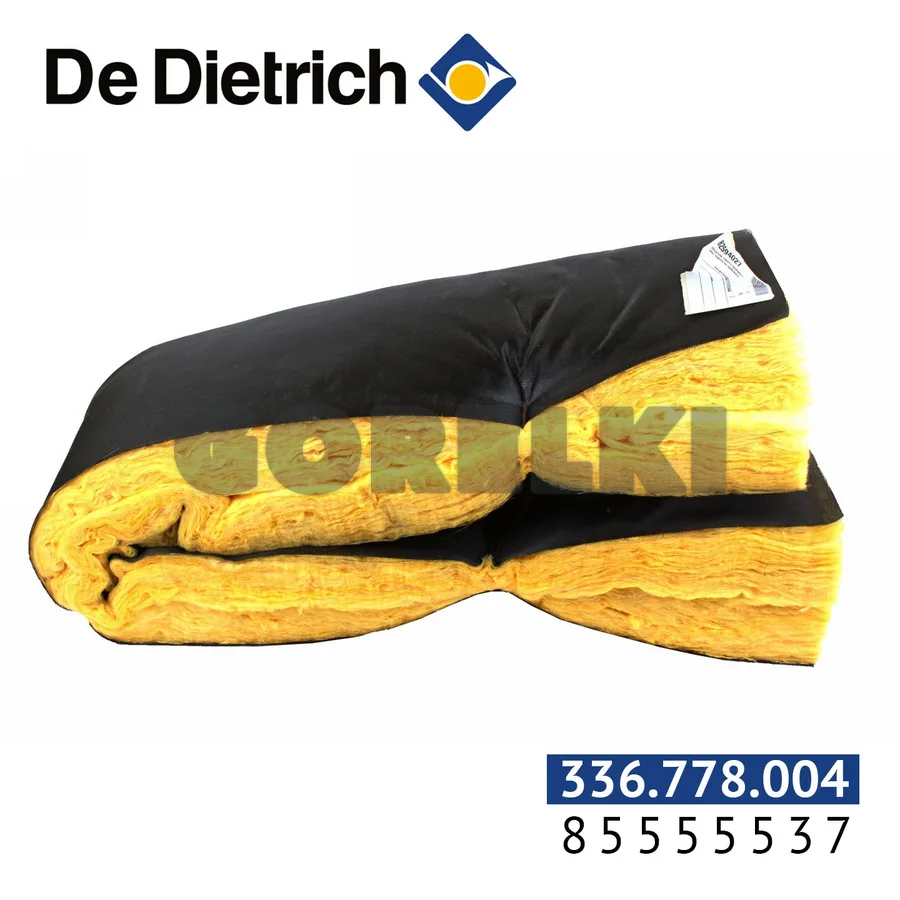 Теплоизоляция De Dietrich лючков для чистки в сборе (20 секционные котлы) 85555537 для газового котла