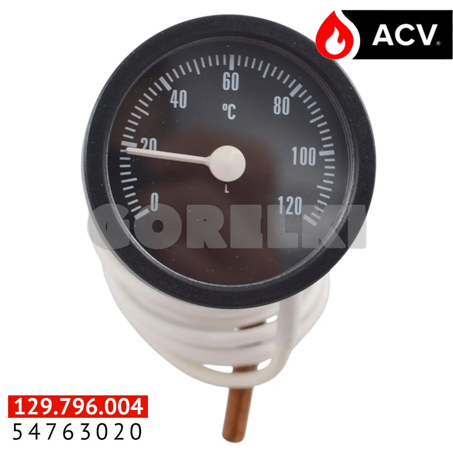Термометр ACV 54763020, 0–120 °C, для водонагревателей Smart Line
