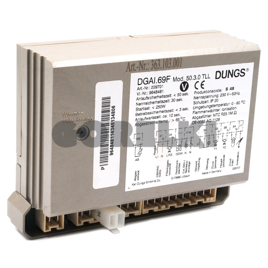 Блок управления Viessmann Dungs DGA1.69F mod.50 для газового котла