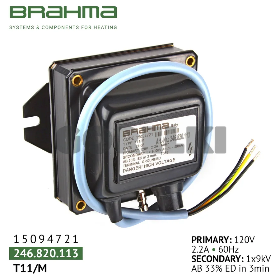 Трансформатор Brahma T11/M, 120V 15094721