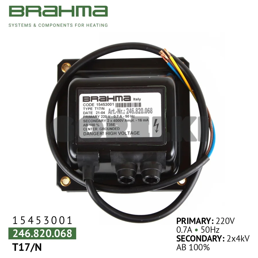 Трансформатор Brahma T17/N 15453001