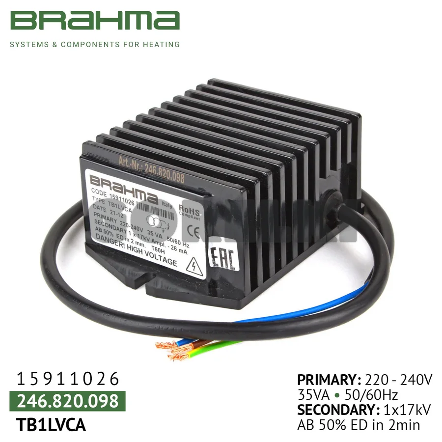 Трансформатор Brahma TB1LVCA 15911026